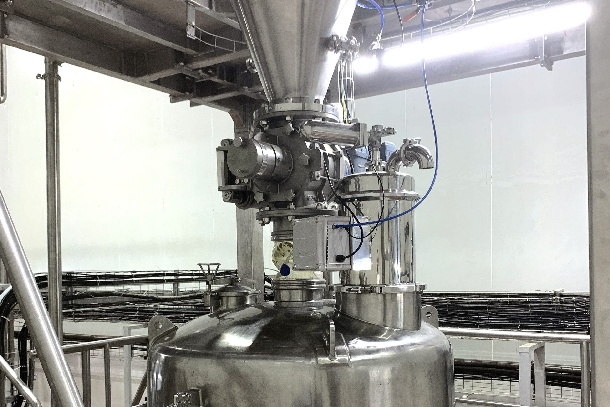Silo - Rotary Valve - Powder Transfer system